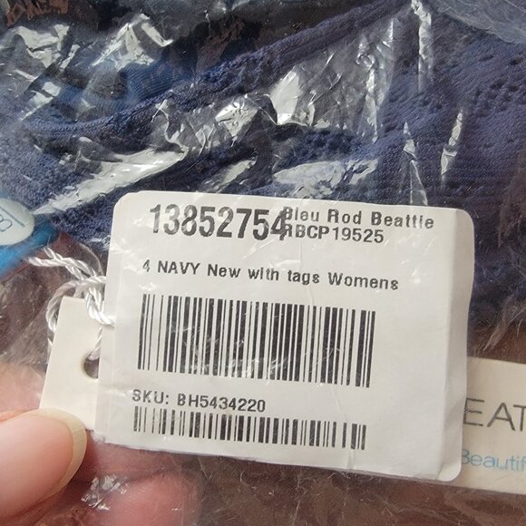 Bleu Rod Beattie Navy Blue Crochet Swim Bottom - Picture 5 of 7